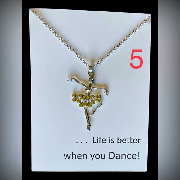 🆕 Ballerina Necklace - Yellow - Picture 11 of 12